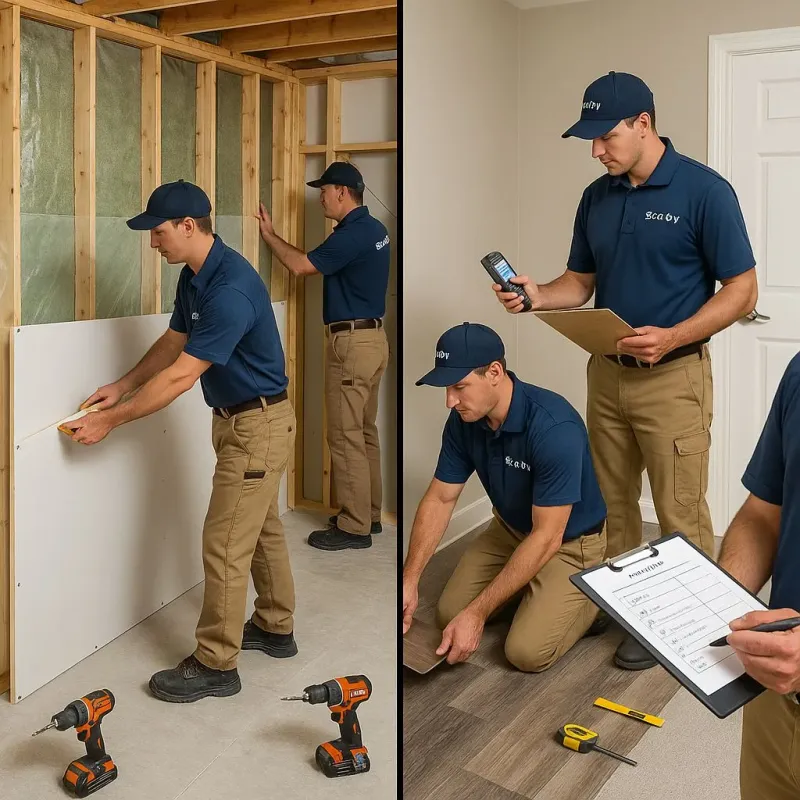 Repairs and Reconstruction process in East Palestine, OH